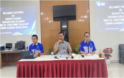 SMK Dr. Soetomo Cilacap Gelar Rapat Pleno Penetapan Kelulusan Siswa Kelas XII 