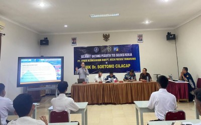 Rekrutmen Mandiri PT SAS dan PT Koza Presisi Indonesia Kembali Digelar di SMK Dr. Soetomo Cilacap